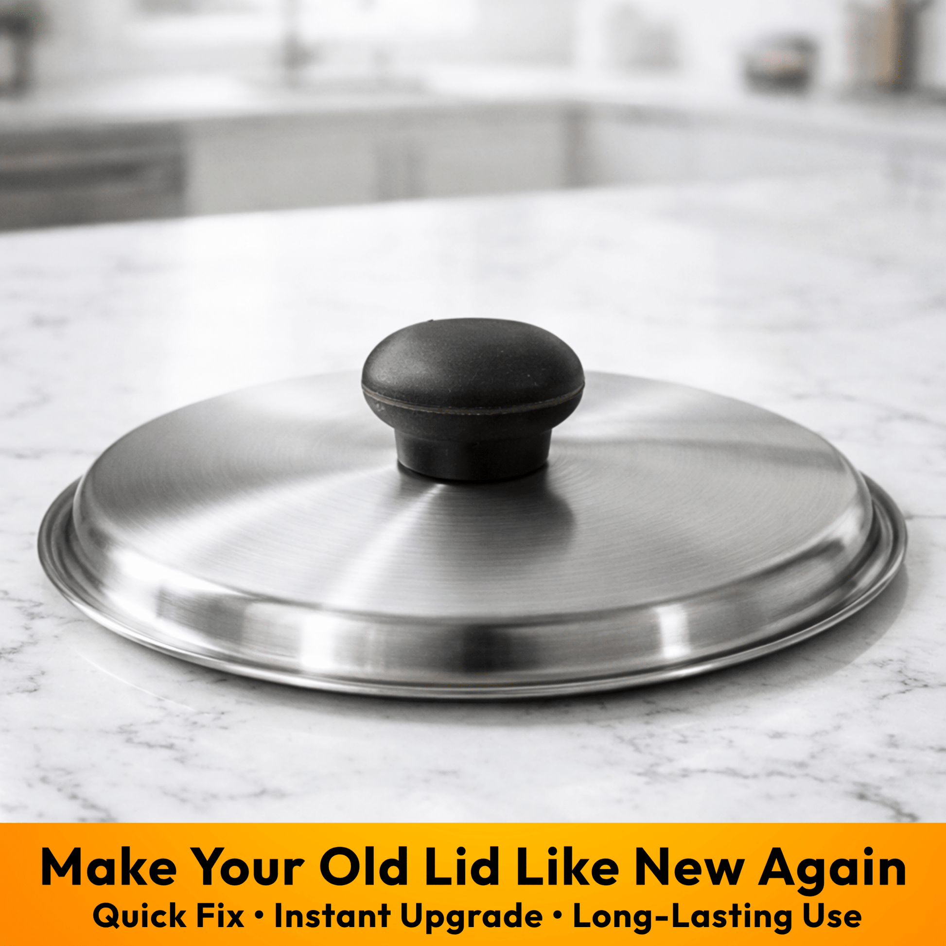 Round Knob for Stainless Steel Lid - Type 2 | Durable Replacement - Twin Palmyra