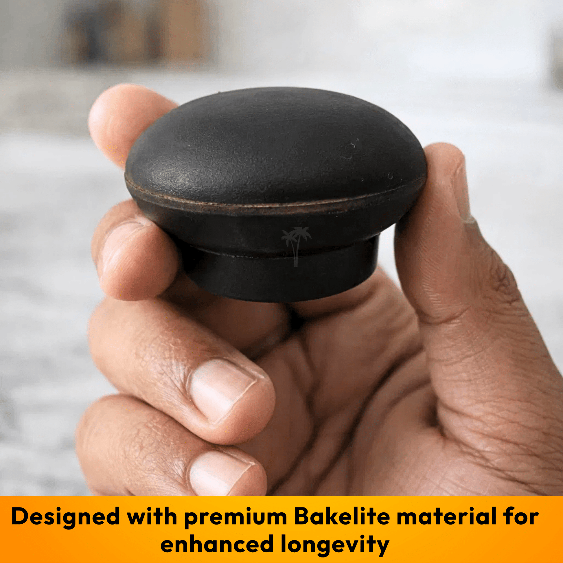 Round Knob for Stainless Steel Lid - Type 2 | Durable Replacement - Twin Palmyra