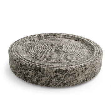 Rubbing Stone - For Sandal Wood, Turmeric & Almond - Twin Palmyra