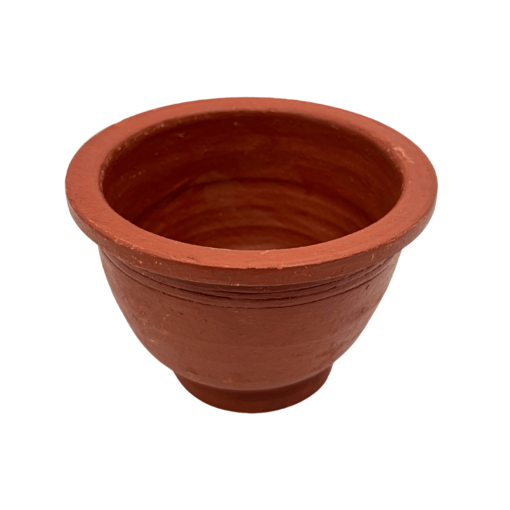 Clay Serving Pot – Brown |  Traditional Terracotta Cookware for Curries, Gravies