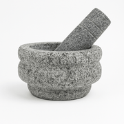 Stone Mortar and Pestle Set - Large - Twin Palmyra