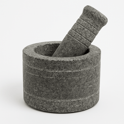 Stone Mortar and Pestle Set -Traditional