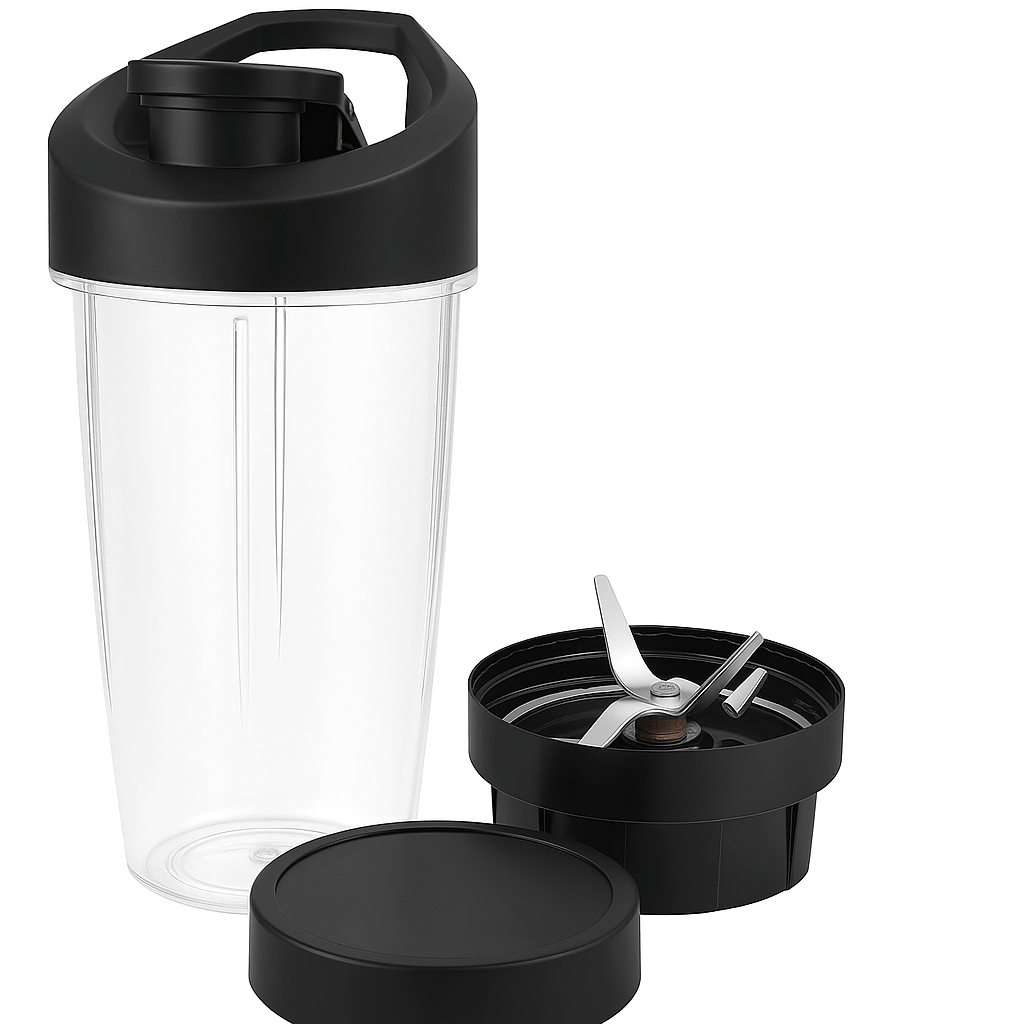 Trendy Bullet Jar Combo (350 ml + 550 ml) - For Indian Mixers - Twin Palmyra